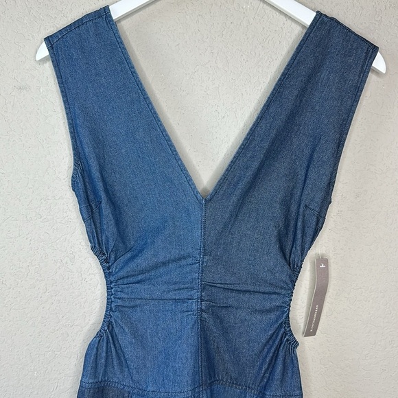 NWT Anthropologie Plenty by Tracy Reese V Neck Open Sides Midi Dress Size XSP - Picture 5 of 17